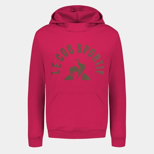 Sweat à capuche enfant Le Coq Sportif en coton premium et élasthanne 8 ans
