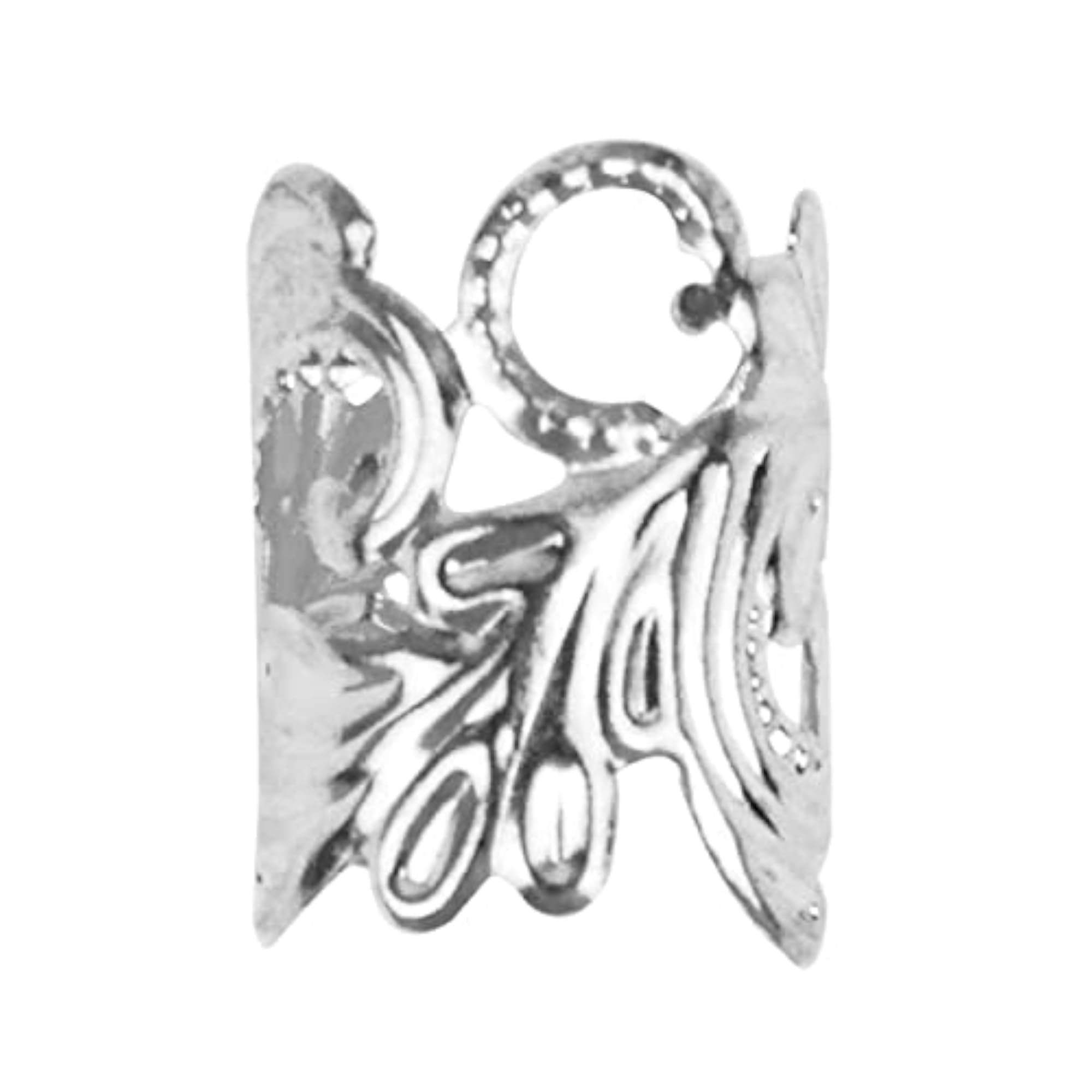 50X Dreadlocks Beads Hair Braiding Rings Clips Alloy