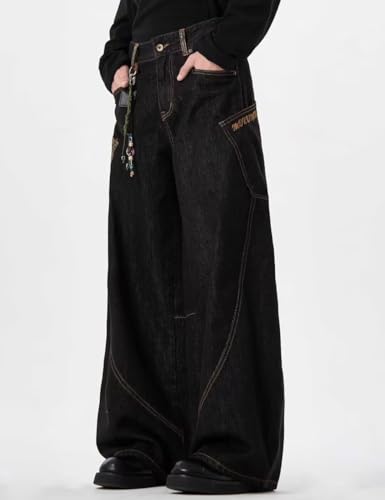 Baggy Jeans for Men Women Y2K Mens Jeans Relaxed Fit Stretch Casual Loose Jeans3