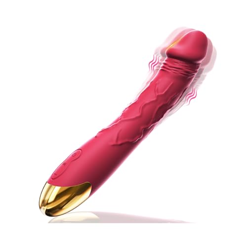 7.6 Inch Realistic Dildo Vibrator for Women10 Powerful Vibration Modes for Clitoral and G-spot Stimulation Waterproof Rose Adult Sex Toys for Women and Couples