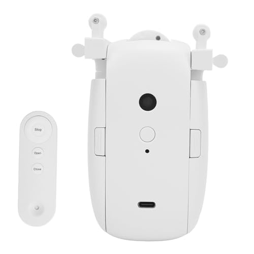 SENECESLI Motor de Cortina Inteligente, Instalación Tranquila Fácil Cortina Automática Abridor Tipo C Carga para Dormitorio