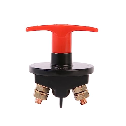 Ciieeo Battery Disconnect Isolator Cut Off Switch for Car Boat Truck Rv and Motorcycle Durable Easy to Install Resistant Power Cut Off