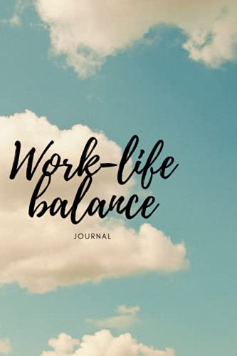 Work - life balance journal: black and white