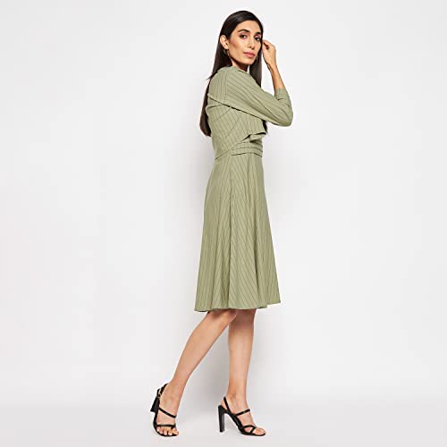 Image of CAMEY Women Striped Cotton Dress