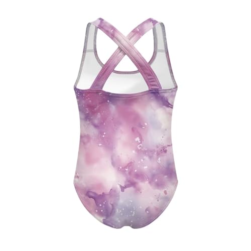 UNICEU Girls One Piece Swimsuits Breathable Cross Back Quick Drying Bathing Suit Breathable Sleeveless Pool Swimwear2