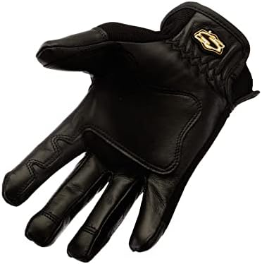 Pro Leather Gloves, Black Medium - Image 2