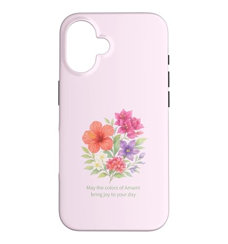 �����̐F�ʂ�Z���{�^�j�J�� �u�[�P �EAmami Island Botanical Floral Bouquet �X�}�z�P�[�X iPhone 16 �p