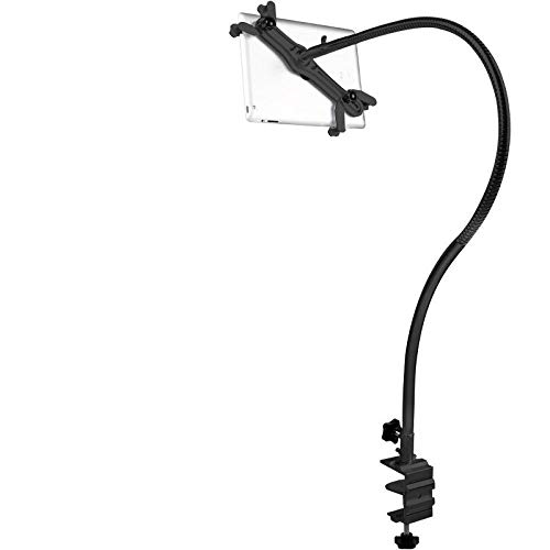 Tablet Stand 360-Grad-Drehung Biegbar und beweglich 120 cm 4 Zoll bis 11 Zoll Smartphone/Universal-Drehtisch Lazy Stand Black