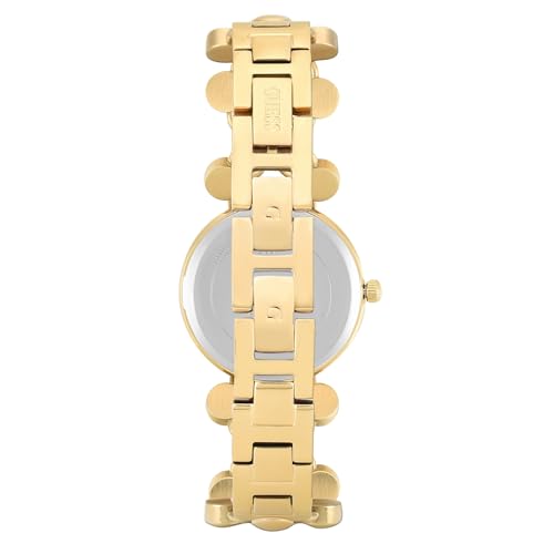 Image of GUESS Bejeweled 28 mm Champagne Dial Women Analog Watch- U1425L2M