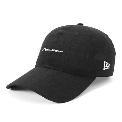 [ニューエラ] キャップ ロングバイザー ONSPOTZ別注 ブラック M/L 9Twenty Long Visor Easy Snap Reflax Canvas Handwritten Logo