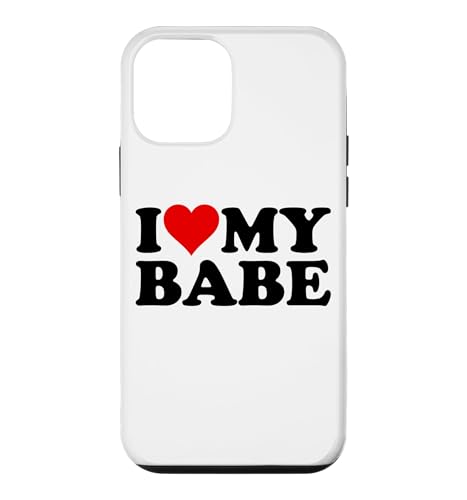 I LOVE HEART MY BABE BAE �{�[�C�t�����h �K�[���t�����h �X�}�z�P�[�X iPhone 12 mini �p