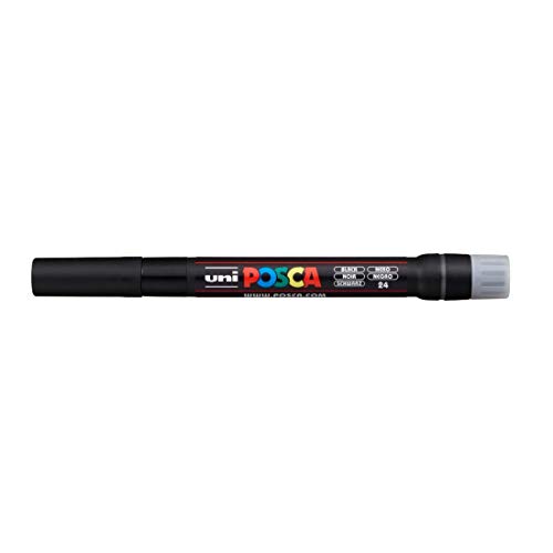 Image of POSCA PCF-350 Paint Marker | 1-10 mm Soft Brush Tip (Black Ink)