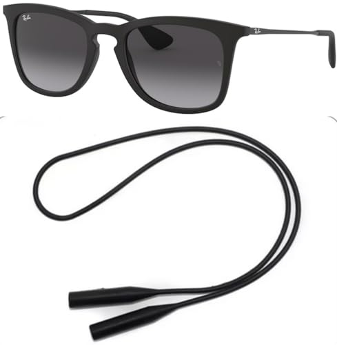 Ray-Ban RB4221 Sunglasses Bundle: RB 4221 622/8G Rubber Black and Universal Anti-slip Silicone Leash2