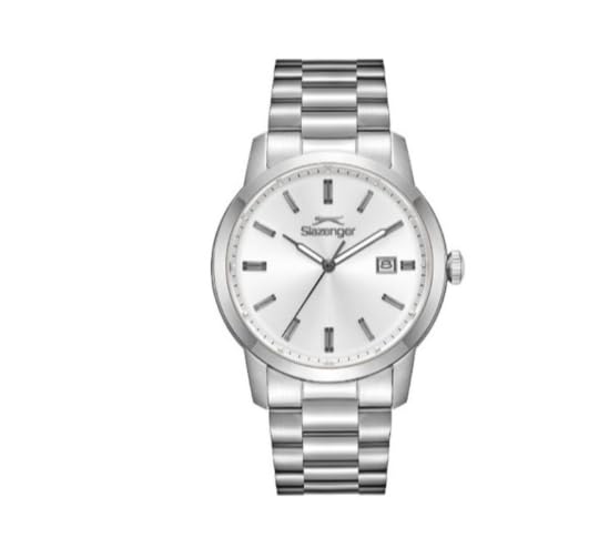 Erkek Kol Saati, Quartz, Gümüş Kadran, Gümüş Kasa, Gümüş Kayış, 42mm, 5ATM, Takvim, SL.09.2495.1.04