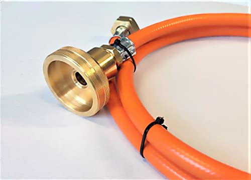 Manguera de propano y butano de 9mm con conector DISH de 21.8" 3