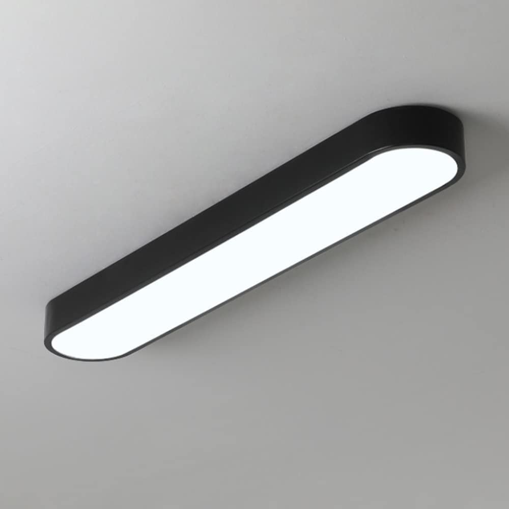 SADRIM Modern Rectangular Flush Mount Corridor Ceiling Lights Rounded Corner Design LED Ceiling Lamp Nordic Kitchen Island Ceiling Lighting for Warehouse, Office