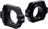 Works Connection Elite Axle Blocks (Black) for 09-23 Honda CRF450R