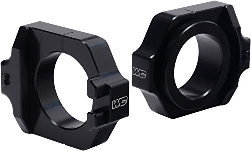 Works Connection Elite Axle Blocks (Black) for 09-23 Honda CRF450R