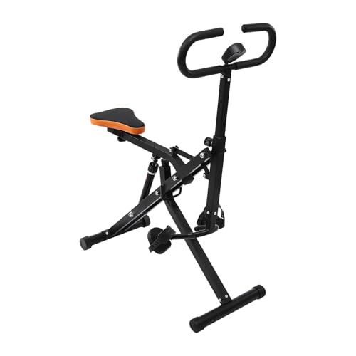 REHOUPTU Squat Assist Trainer, Squat Exercise Equipment with LCD Display for Home Gym Fitness, Leg Trainer for Home Workout & Glutes Workout, 264.55lbs Load-Bearing Capacity (Black)