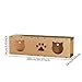Baoblaze Cat Scratcher Tunnel Pets Supplies Interactive Toy Wood Gifts Sturdy Scratching Pad Cat Tunnel Bed Furniture Protector, S