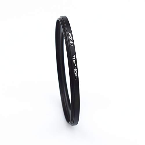 Image of 77mm to 62mm /77mm-62mm Step-Down Ring Filter Adapter for All Brands UV,ND,CPL,Metal Step-Down Ring Adapter