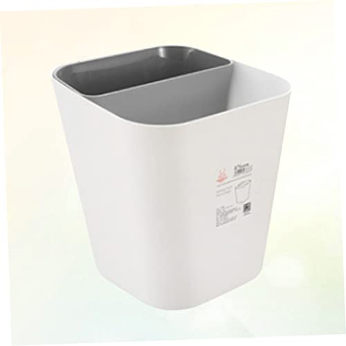 Panier en plastique double Cabilock gris pour tri des déchets - 7