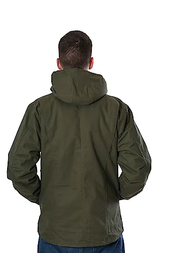 IG Insulated Gear Men's Sherpa Lined Washed Duck Hooded Jacket4