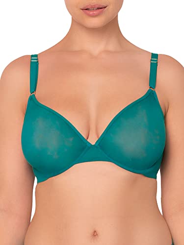 Image of Smart & Sexy Women's Sheer Mesh Demi Underwire Bra - See Through Bras