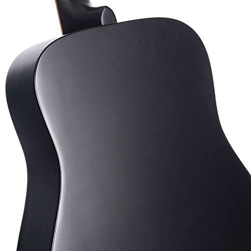 Image of Cort AD810BKS Standard Dreadnought Guitar, Spruce Top, Mahogany Back & Sides, Black Satin