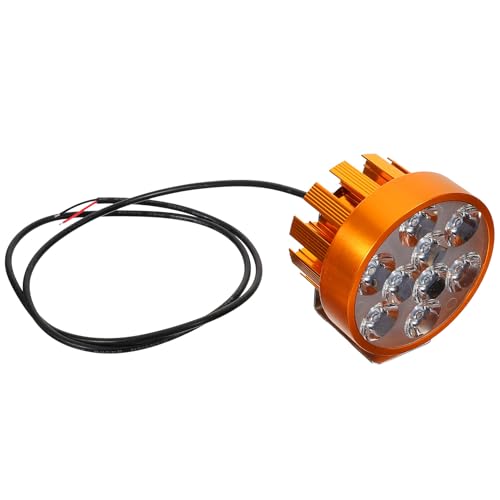 AMUSLESUR 2個 スポットライト 強力照明 取付簡単 バイク用ヘッドライト 対応 夜間走行 向上 オフロード車適合 電動バイク用高輝ランプ