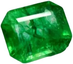 22.55 Carat Approx GGI Certified Faceted Natural Green Emerald - Emerald-cut Loose Gemstone, Rare Collectible Gemstone for Jewelry Making