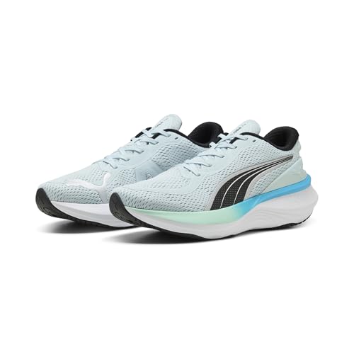 Puma Scend Pro - Tenis de Correr para Hombre, Sea Glass Puma Black Puma Silver Mint Melt Speed Blue, 42 EU