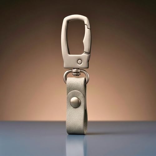 Image of THE MEN THING - Stylish Multicolor Stainless Steel Keychain for Men & Boys (FORGECLIP GREY)