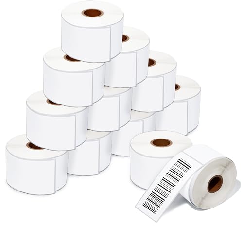 Aegis Adhesives - 2" X 6" Direct Thermal Labels (12 Rolls, 250 Labels/Roll) Compatible with Rollo, Zebra, and Other Desktop Label Printers