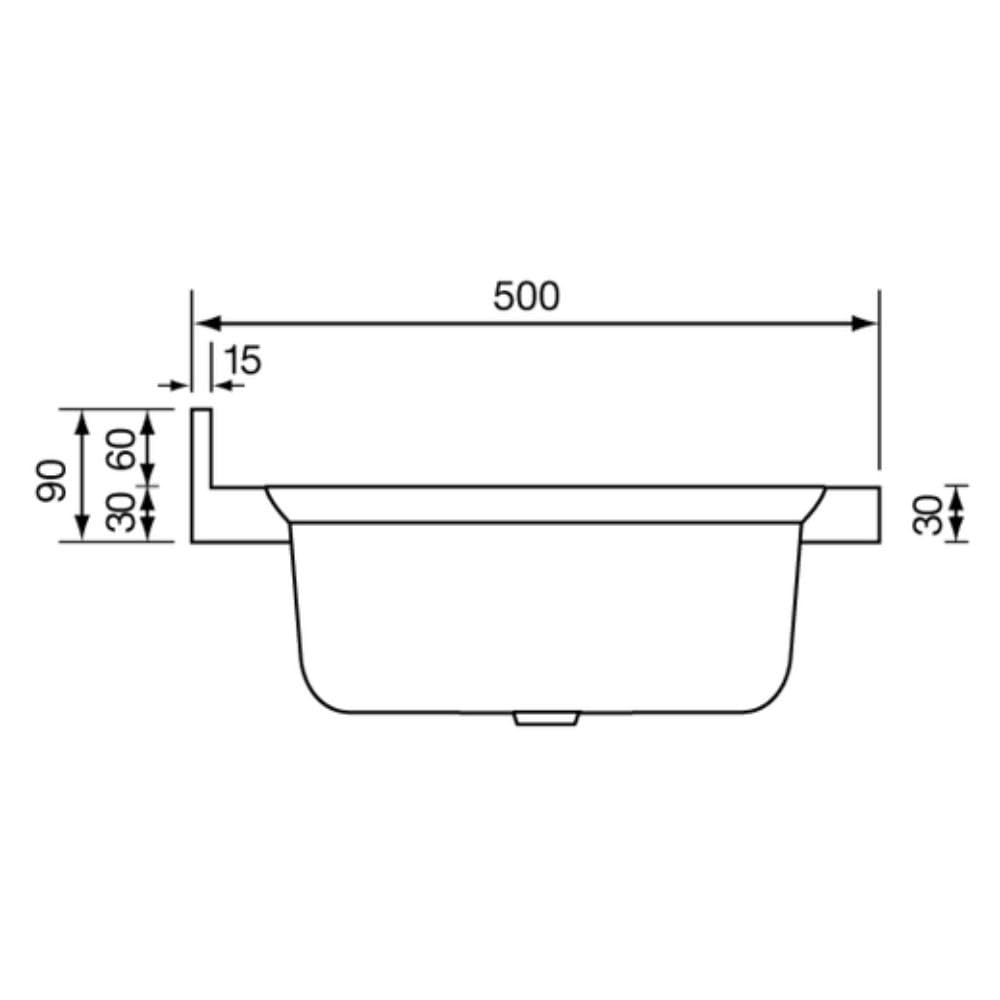 Toscohome Lavello appoggio in acciaio inox 2 vasche e gocciolatoio destro 120x50 cm - Mondy