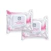 Simply Soft Premium Makeup Remover Towelettes 50 ct (2 - 25 Count Flip-top Packs), Fragrance-Free Makeup Wipes for Sensitive Skin, Hypoallergenic, pH Balanced Eye Makeup Remover Wipes, Face Wipes