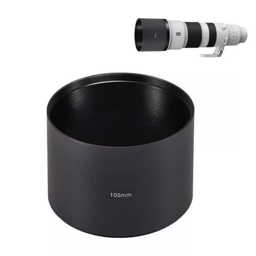 XUMIUZIY Capucha de Lente de Tele Zoom de Rosca de 105 Mm X 78 Mm, para Deportes de 150-600 Mm F5-6.3 DG OS HSM, 60-600 Mm F4.5-6.3 DG DN OS Sports, Fe400-800 Mm F6.3-8 G OSS