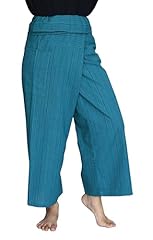 Thin Striped Cotton - Dark Cyan Blue