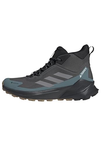 adidas Herren Terrex Trailmaker 2 Mid GORE-TEX Hiking Shoes, Grey Six/Grey Three/Preloved Teal, 46 EU