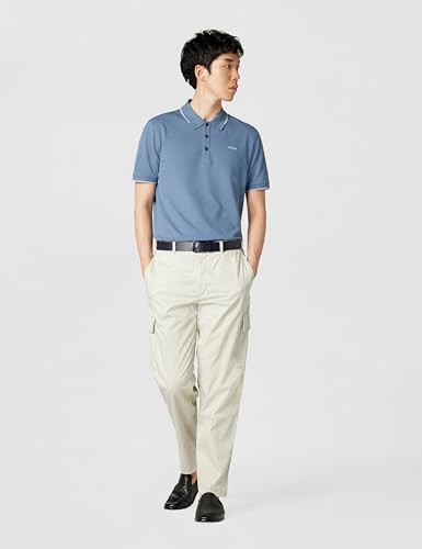 Polo Hugo para Hombre con Cuello y Ribetes en Contraste miniatura 6