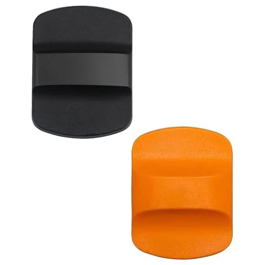 Replacement Magnetic Lid Slider, Replacement Magnetic Push Block, Compatible Universal Replacement for Sliding Lids, For Yeti Magnetic Lid 10 oz, 16 oz, 20 oz, 26 oz, 30 oz (Black+Orange, 2)