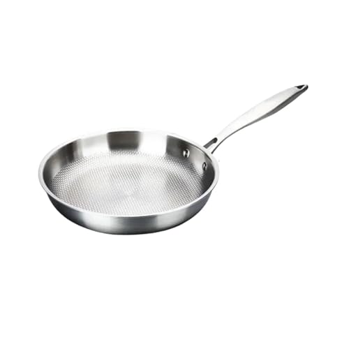 30cm �t���C�p�� ���ؓ� �R�[�e�B���O�Ȃ� 304�X�e�����X�X�`�[�� �X�e�[�L�t���C�p�� �ƒ�p�d�������� �K�X�R���� �L�b�`��������� �m���X�e�B�b�N�p��(28cm)