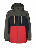 Mit normaler Passform Protest Jungen Winterjacke Power JR 10K Wasserdicht Und Atmungsaktive PFC-Freie Huntergreen 152