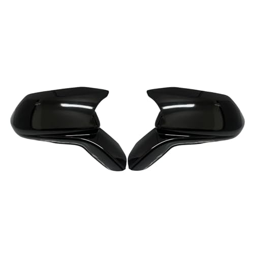 Coques rétroviseurs pour Chevy Camaro 2016-2023 style corne bœuf noir brillant premium
