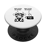 Photo Gallery funny highland cow and coffee she loves me more popsockets popgrip intercambiabile Photo Gallery funny highland cow and coffee she loves me more popsockets popgrip intercambiabile