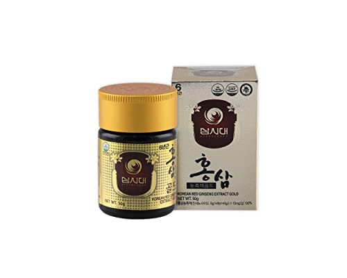 SAMSIDAE - Extrait Gold de Ginseng Rouge Coréen, Concentration Maximale en Ginsénosides 13 mg/g, Racines de 6 ans, Qualité Supérieure, Cure de 45 Jours,...