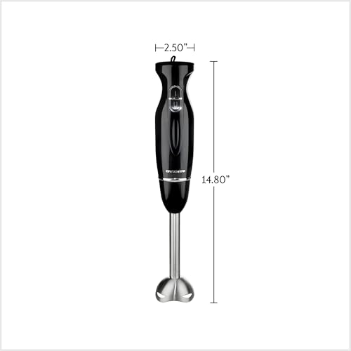 Ovente HS560B Electric Immersion Hand Blender 300 Watt 2 Mixing Speed thumb #11