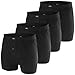 Produktbild Götzburg Herren Boxershorts mit Eingriff und Knopfleiste (DE/NL/SE/PL, Alphanumerisch, XL, Regular, Regular, 4 x schwarz)