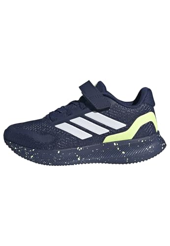 adidas Unisex-Child Run Falcon 5 Elastic Lace & Strap Sneaker