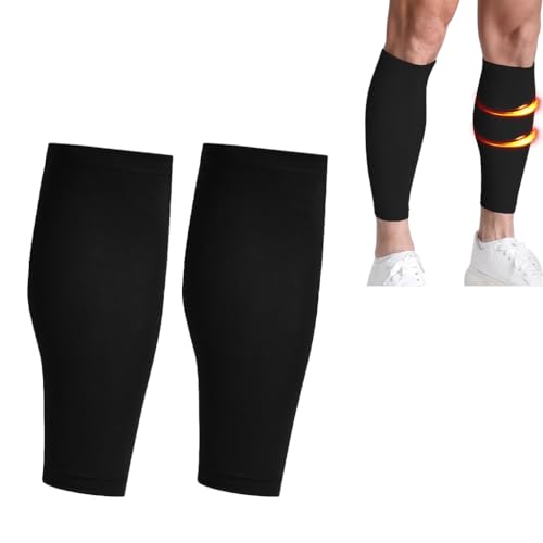Image of PROBEROS Calf Compression Sleeve, Sports Leg Compression Socks for Shin Splint, Varicose Vein and Calf Pain Relief(Green